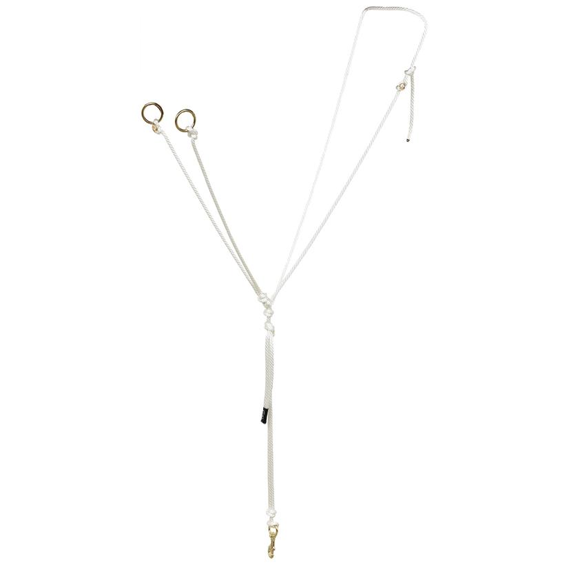 South Texas Tack Tack White Premium Nylon String Martingale