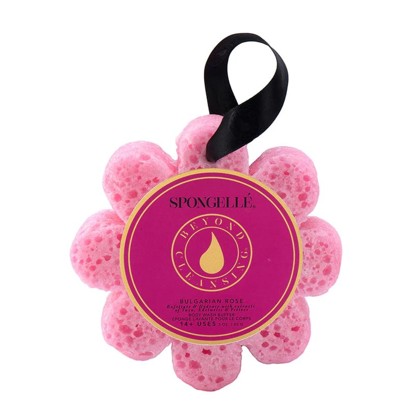 Spongelle Other 3oz / Pink Spongelle Wild Flower Sponge Bulgarian Rose