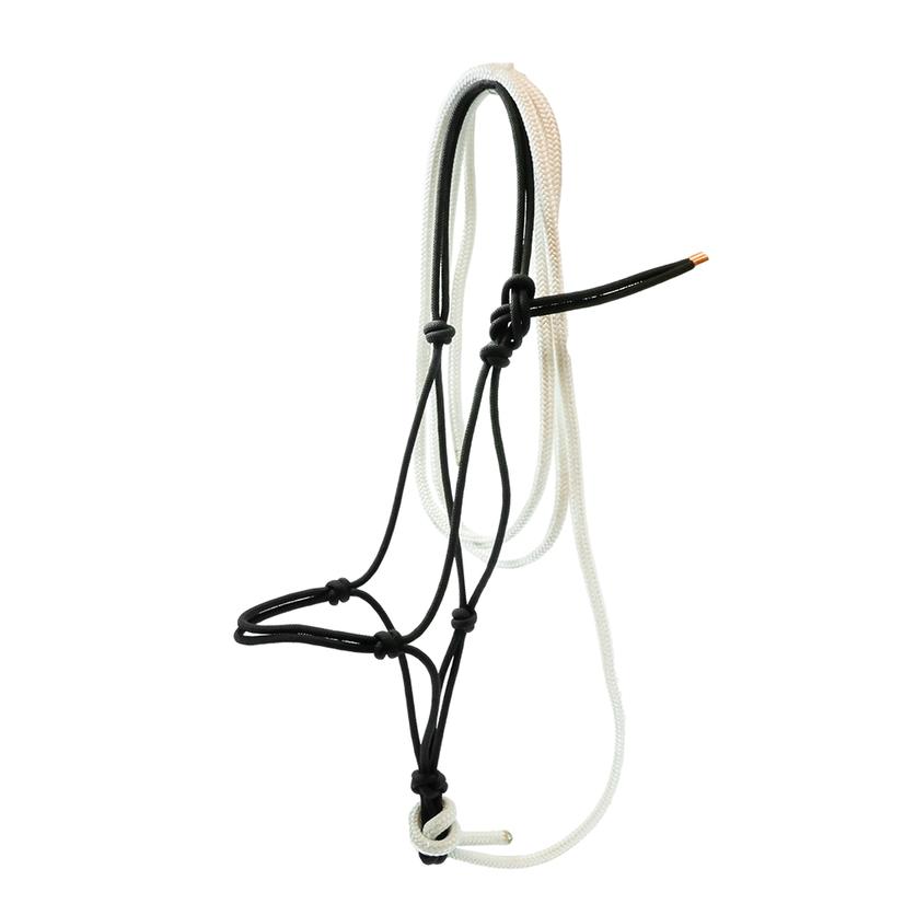 Steele Halters Tack Black Steele Halters 12 Foot Lead and Halter