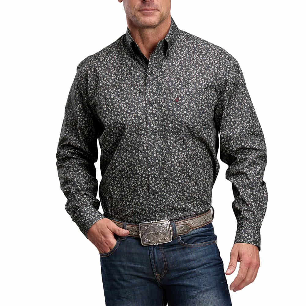 Stetson Apparel & Boots Apparel Long Sleeve Button Down Shirt