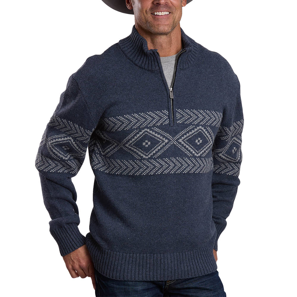 Stetson Apparel & Boots Apparel Quarter Zip Sweater