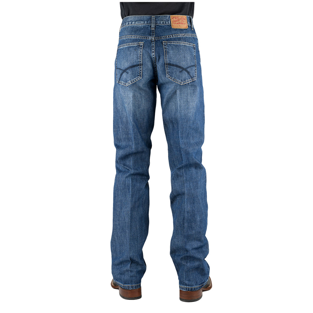 Stetson Apparel & Boots Apparel Stetson Apparel & Boots Medium Wash 1312 Modern Fit Relaxed Bootcut Men's Jean