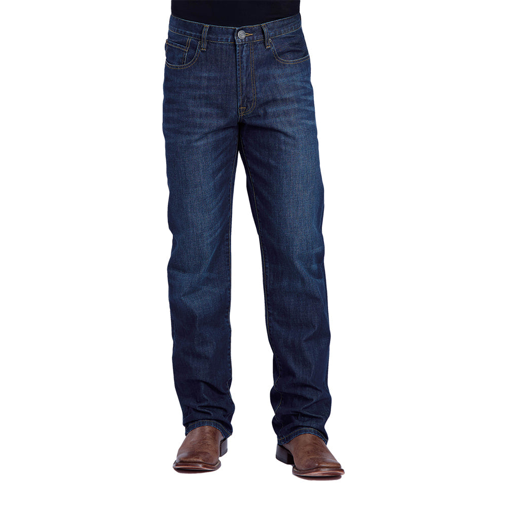 Stetson Apparel & Boots Apparel Stetson Bootcut Mid Rise Relaxed Fit Mens Jeans