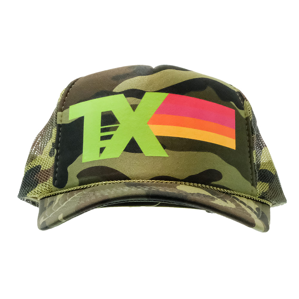 Summer Tees Hats Summer Tee TX Camo Women's Trucker Cap
