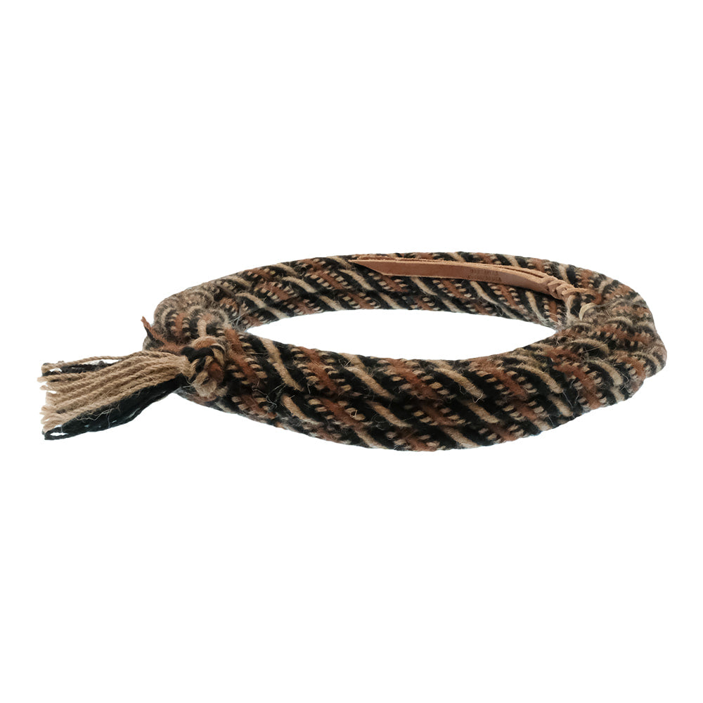 T3 Weavers LLC Tack T3 Weavers LLC Alpaca Mecate Rein 6 Strand in Rustic Red
