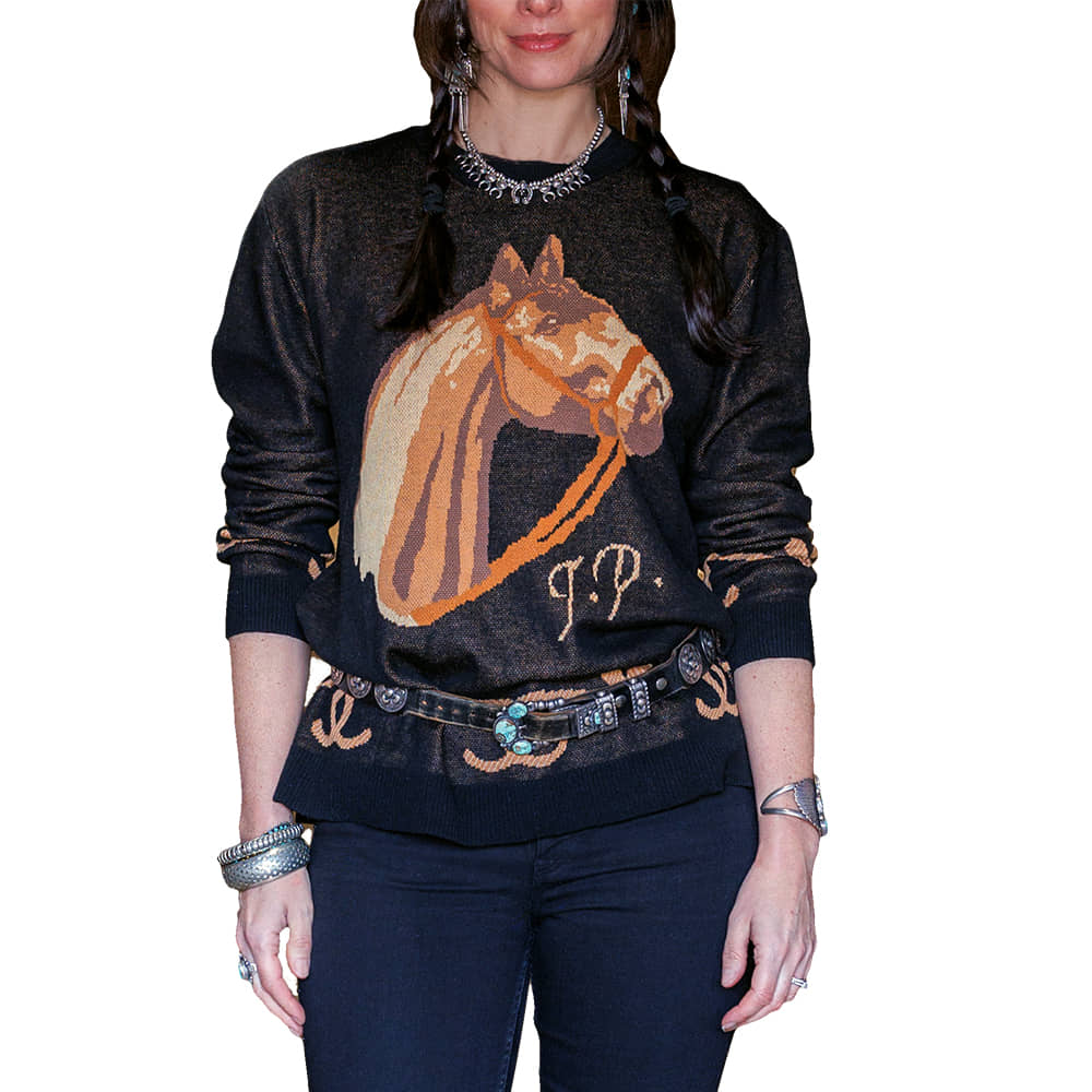 Tasha Polizzi Apparel Tasha Polizzi Ladies Black Ariana Sweater