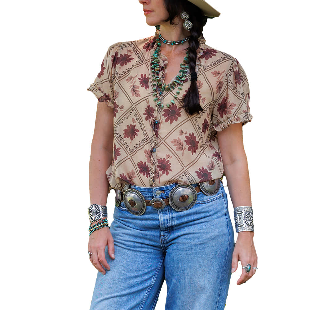 Tasha Polizzi Apparel Tasha Polizzi Women's Multicolor Fen Sunny Print Top