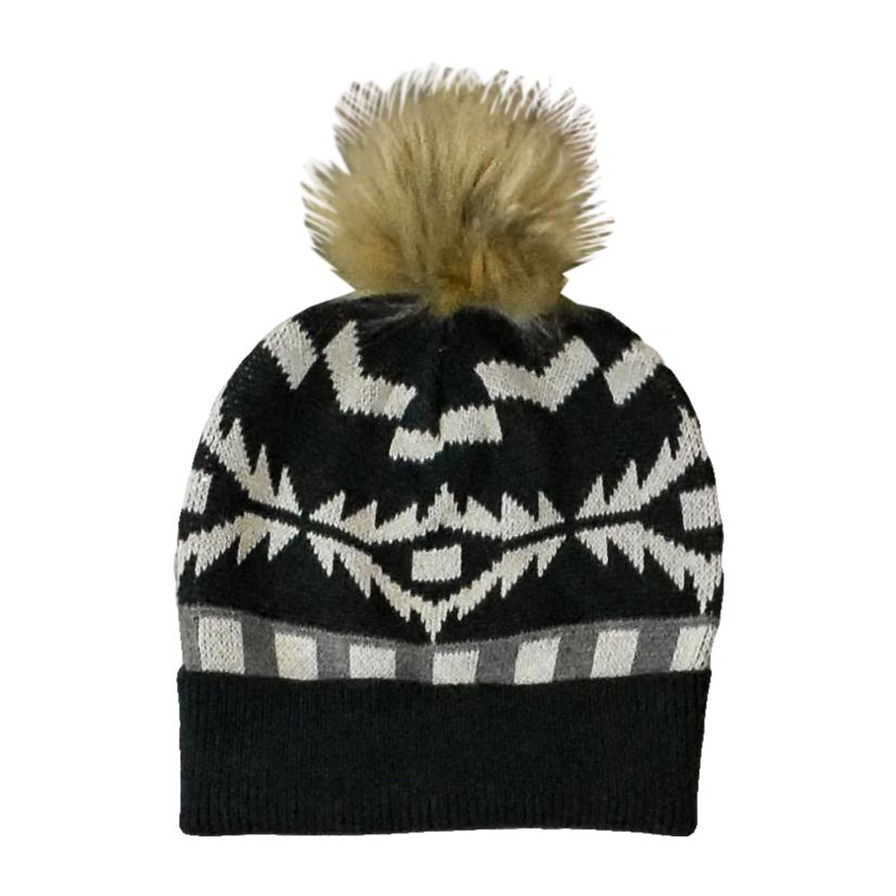 Tasha Polizzi Hats OS / BLACK Tasha Polizzi Kayla Black Beanies