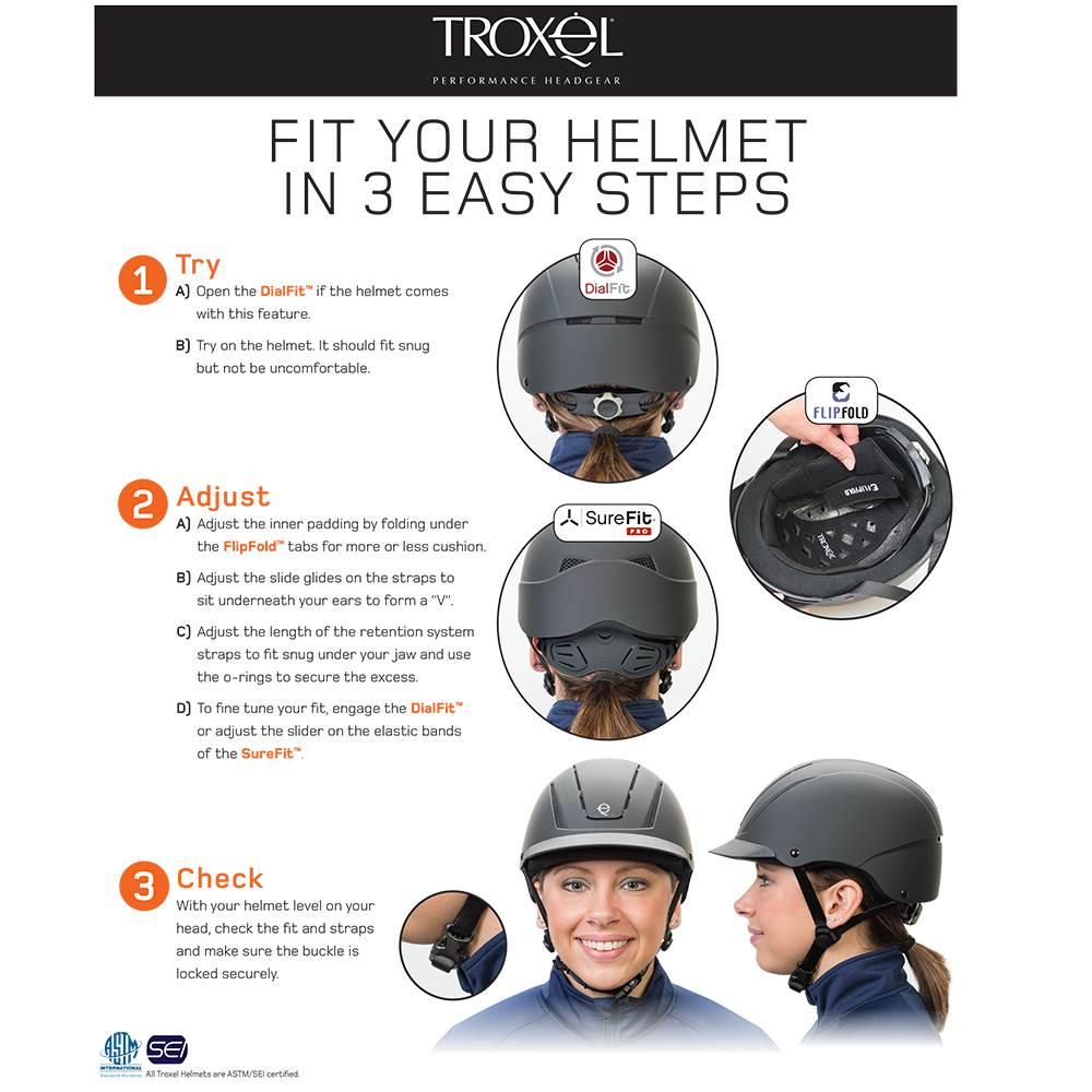 Troxel Supplies Troxel Spirit Graphic Print Riding Helmet