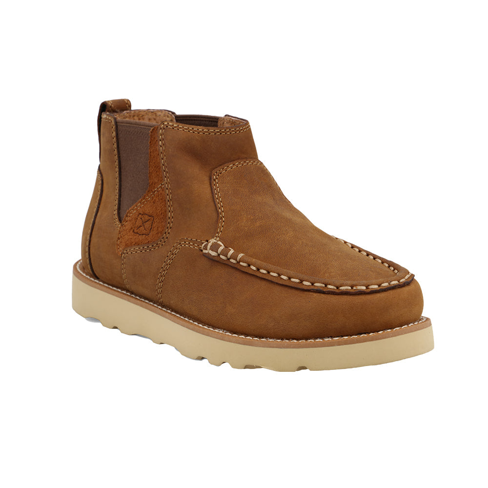 Twisted X Boots Footwear CHELSEA WEDGE SOLE BOOT OILED SADDLE