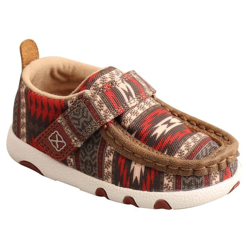 Twisted X Boots Footwear Twisted X Aztec Hooey Infant Driving Mocs