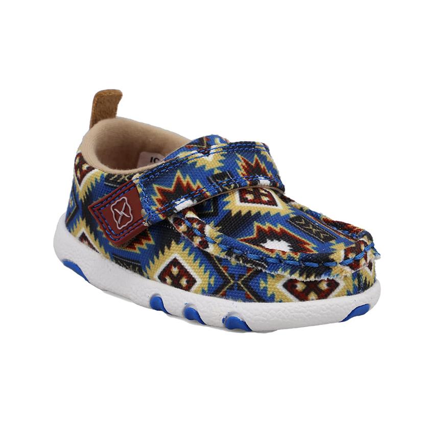 Twisted X Boots Footwear Twisted X Aztec Print Infant Driving Mocs