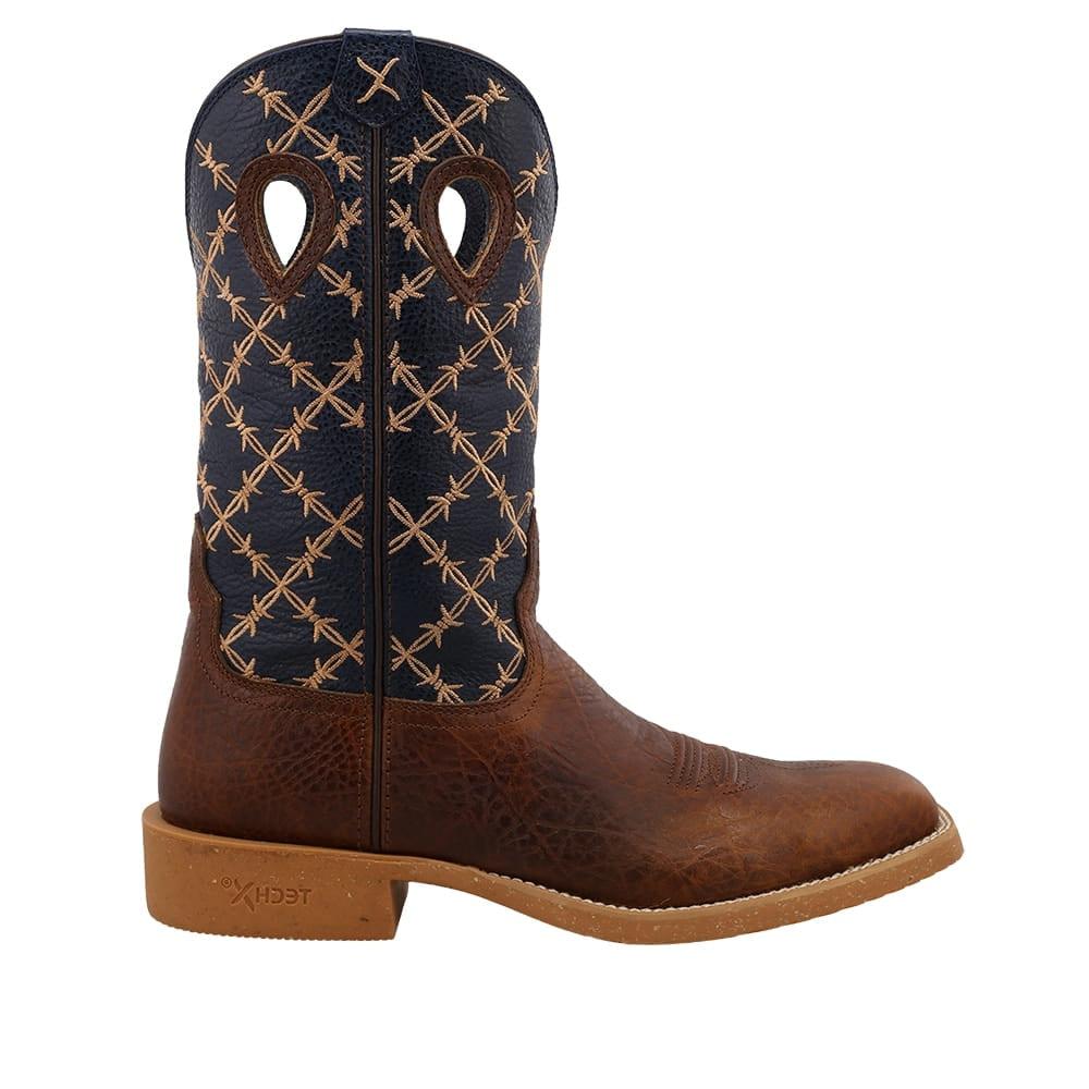 Twisted X Boots Footwear Twisted X Barbed Wire Brown Tech X Men's Boots