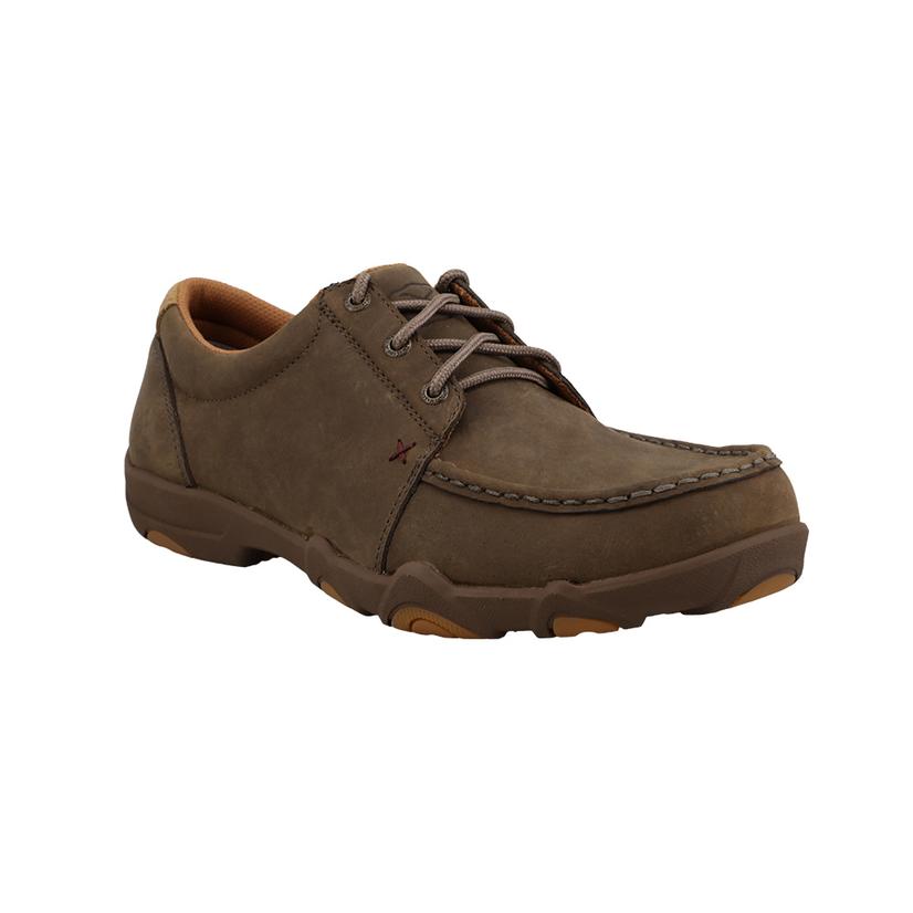 Twisted X Boots Footwear Twisted X Boots Men's Boat Shoe Ultralite X Driving Moc In Shitake