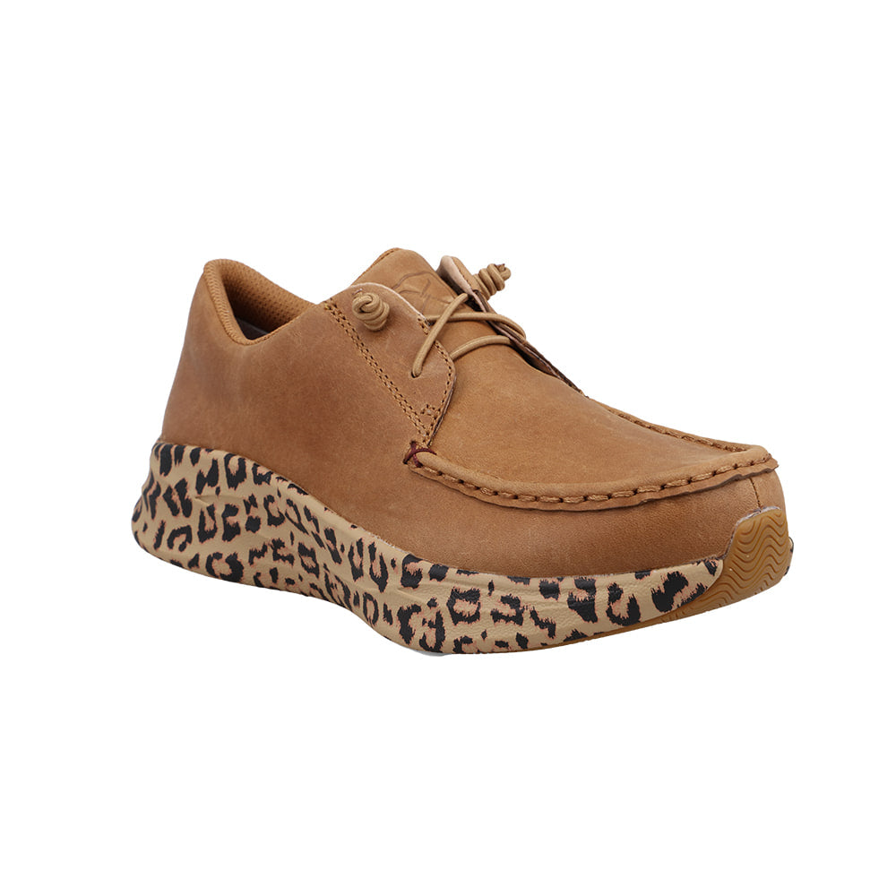 Twisted X Boots Footwear Twisted X Boots Women's Ultralite X Casual Cider with Leopard Bottom Shoes