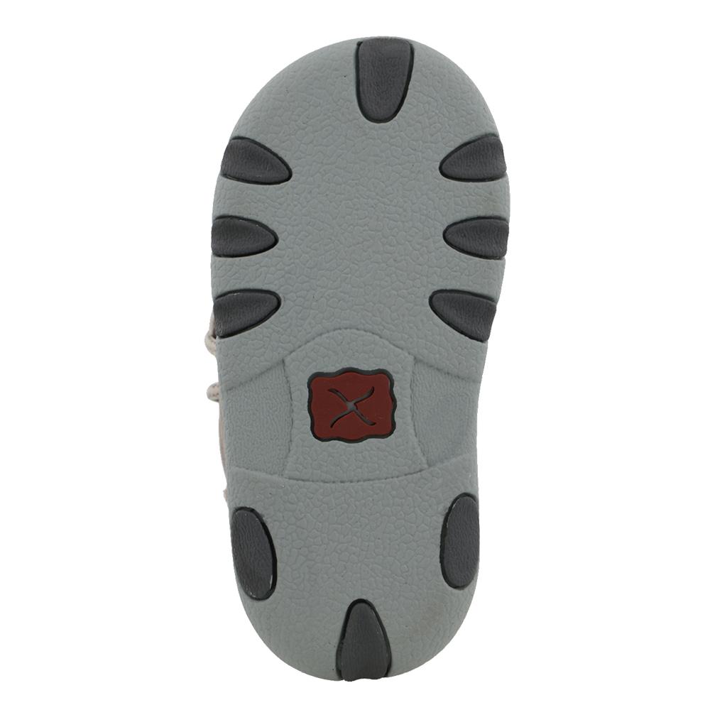 Twisted X Boots Footwear Twisted X Grey Chukka Driving Moc Infants Shoes