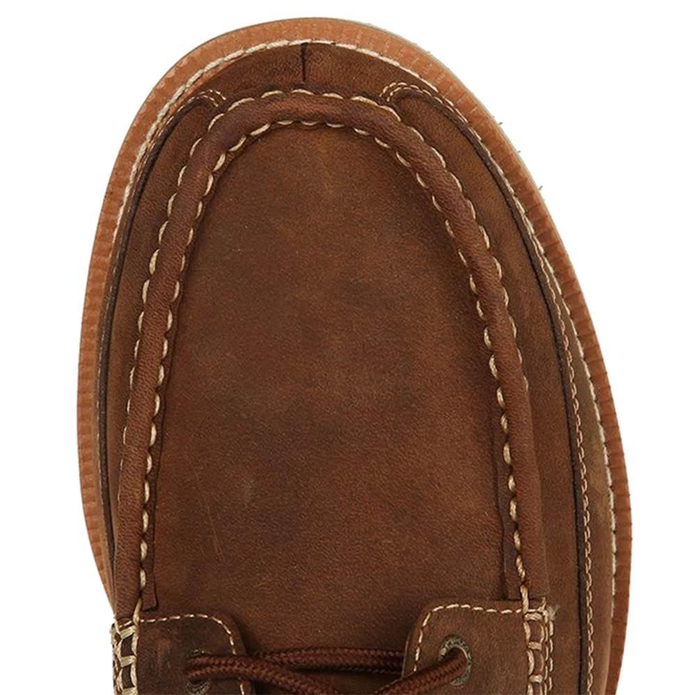Twisted X Boots Footwear Twisted X Men's Oiled Brown Leather Boots - Moc Toe