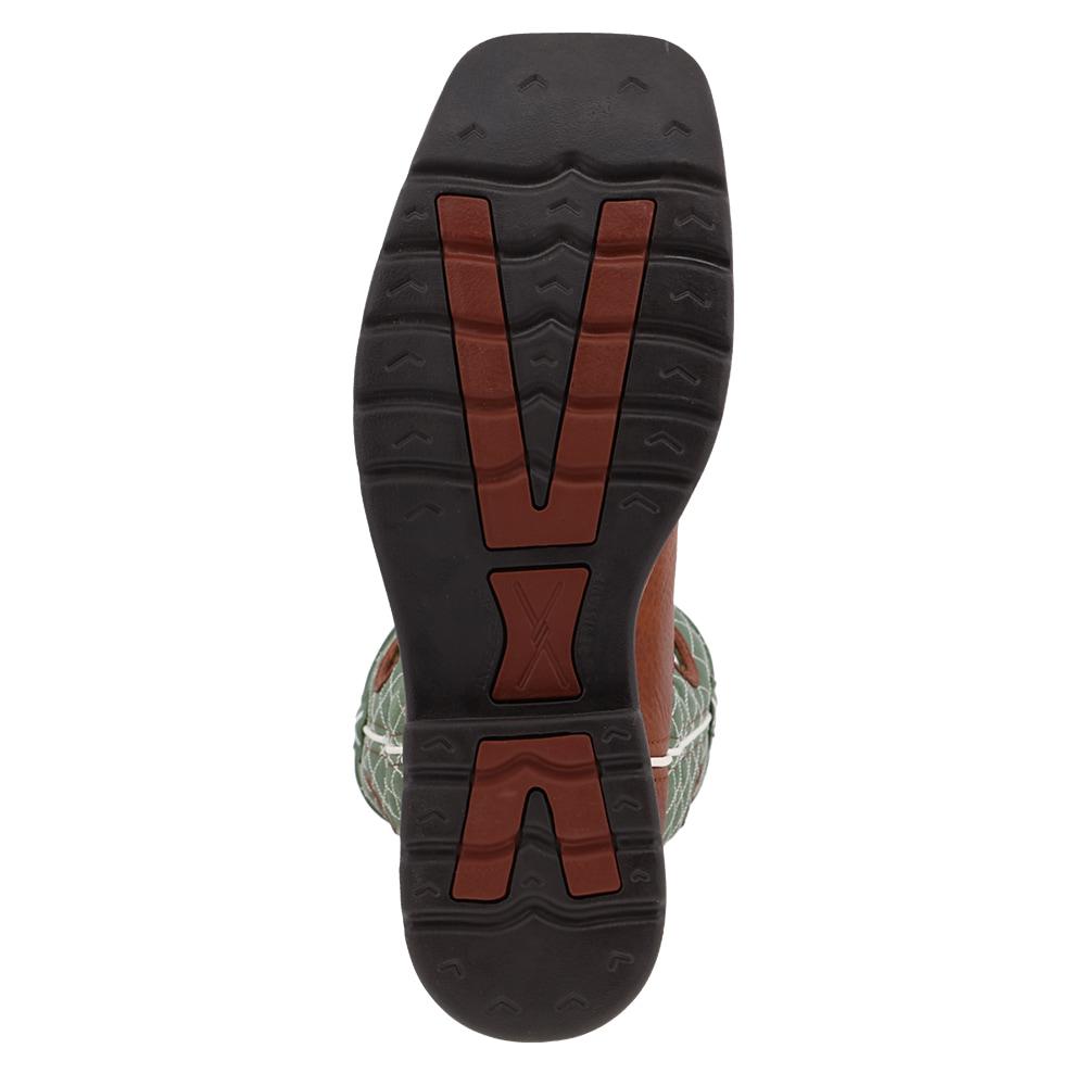 Twisted X Boots Footwear Twisted X Steel Toe Green Top Men's Workboot