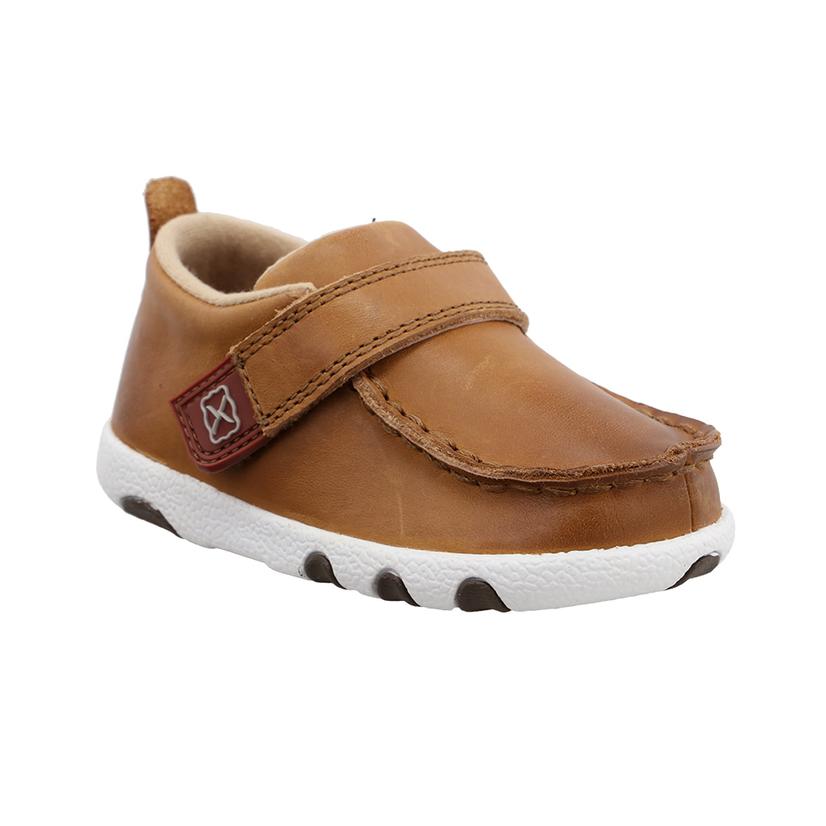 Twisted X Boots Footwear Twisted X Tan Driving Moc Infant Shoe