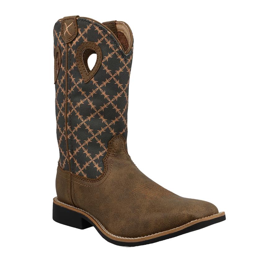 Twisted X Boots Footwear Twisted X Top Hand Mocha Slate Boy's Boots