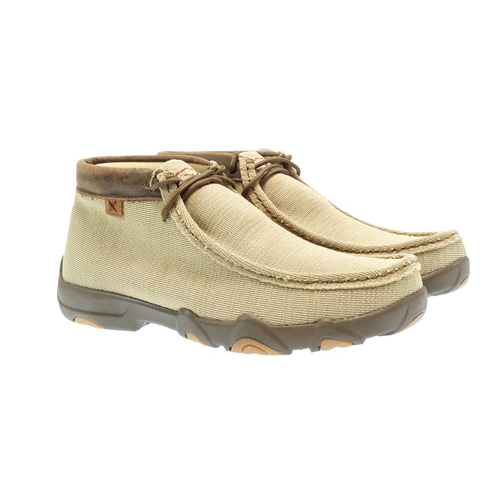 Twisted X Boots Footwear Twisted X Ultralite Chukka Men's Khaki Driving Moc