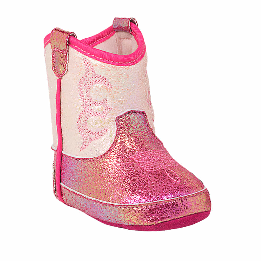Twister Footwear Twister Baby Krissy Style Bucker Girl Boot in Hot Pink