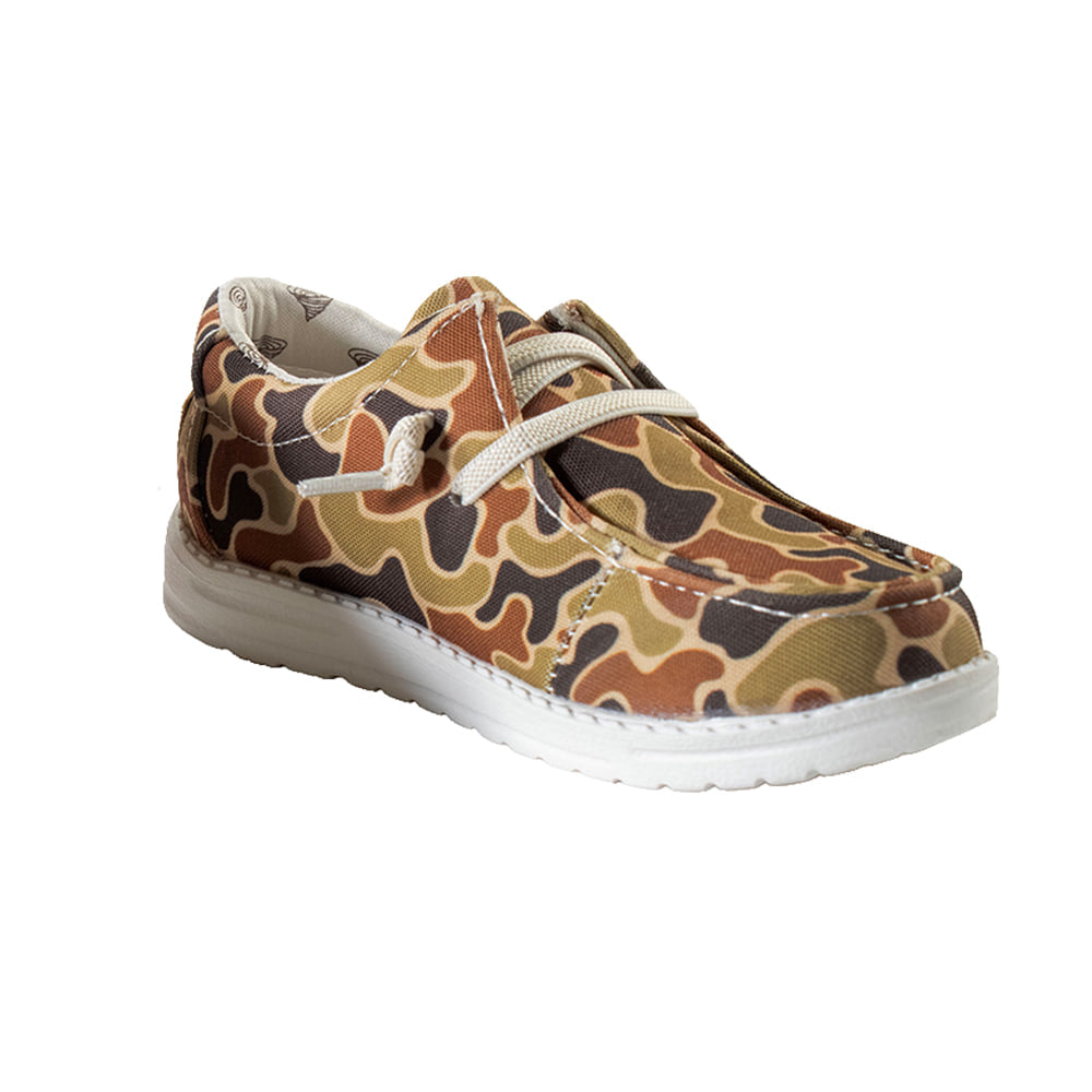 Twister Footwear Twister Dutton Boys Kids Casual Shoe in Rust
