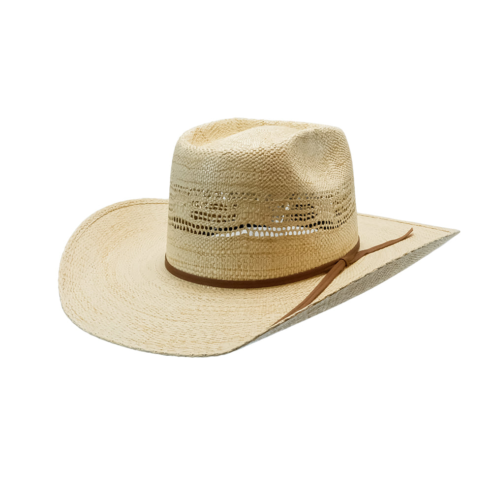 Twister Hats Twister Bangora Pre-creased Brick Crown 3.75" Brim 2 Cord Band Golden Straw Youth Hat