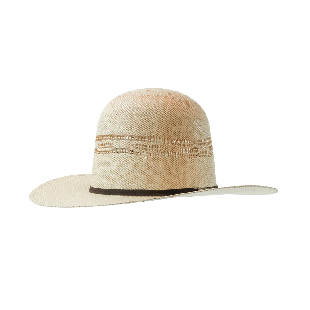 Twister Hats Twister Bangora Two Cord Chocolate Hatband with 3.5" Brim Straw Hat