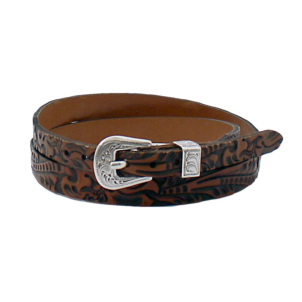 Twister Hats Twister Brown Tooled 3/8-1/2 Floral Hatband