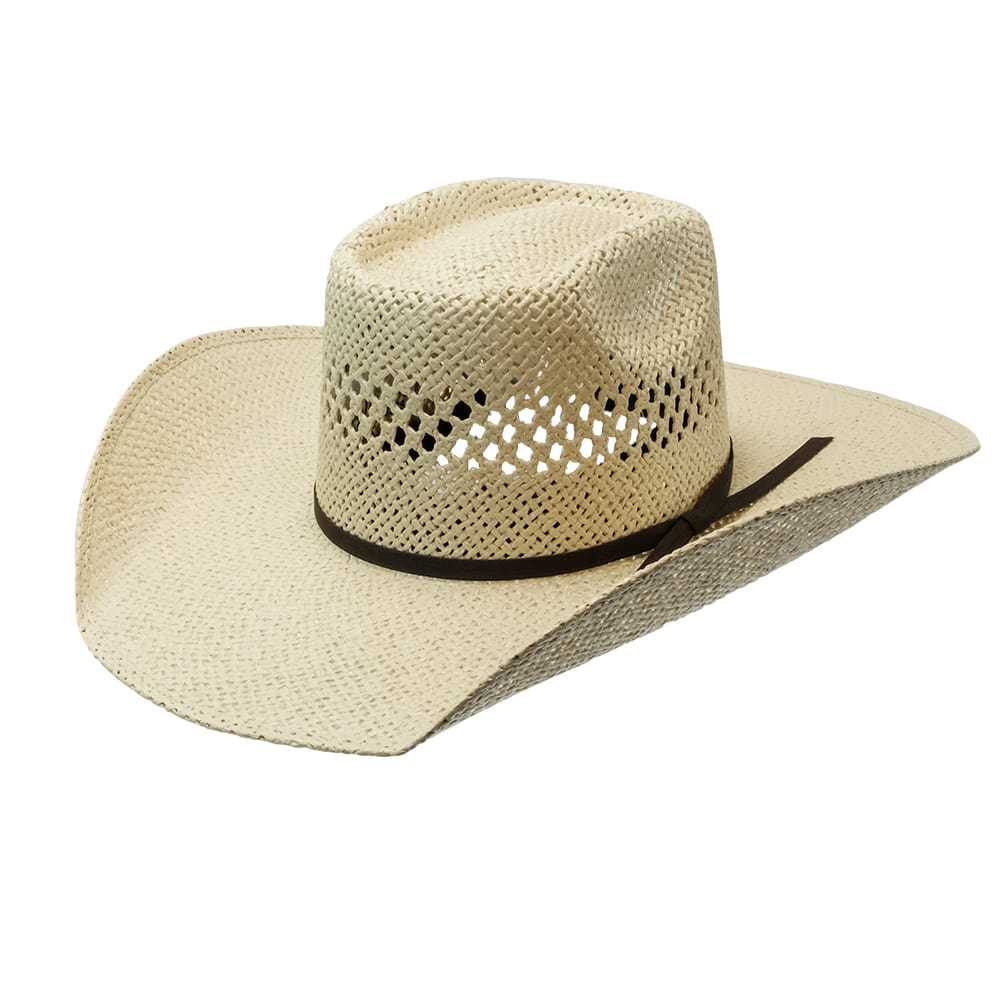 Twister Hats Twister Twisted Natural Weave 4" Brim Precreased Youth Straw Hat