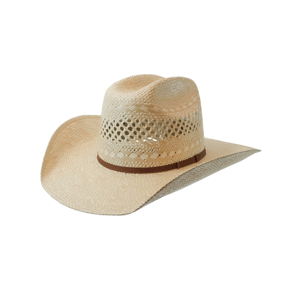 Twister Hats Twister Twisted Weave Vent Precreased Straw Hat