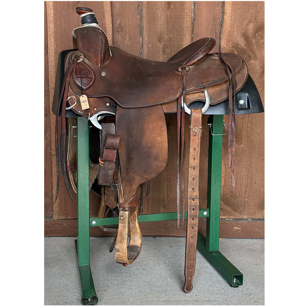 Used Saddles Saddles Cactus Rough Out 16" Used Ranch Cutting Saddle