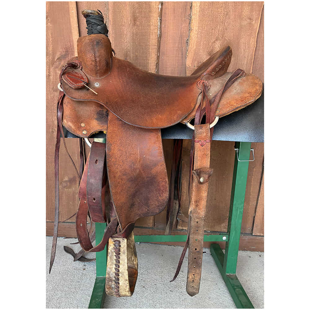 Used Saddles Saddles South Texas Tack 16" Will James Full Rough Out Used Ranch Roping Saddle