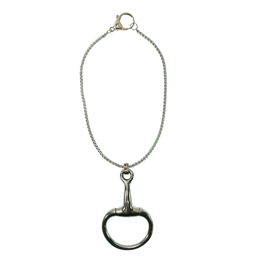 V2 Designs Jewelry V2 Designs Silver Eggbutt Necklace