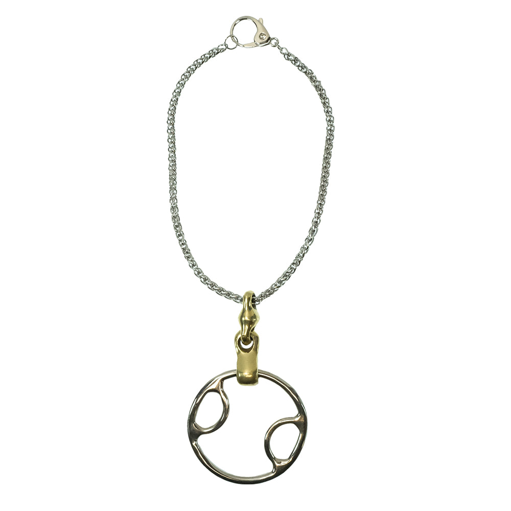 V2 Designs Jewelry V2 Designs Silver O Ring Snaffle Necklace