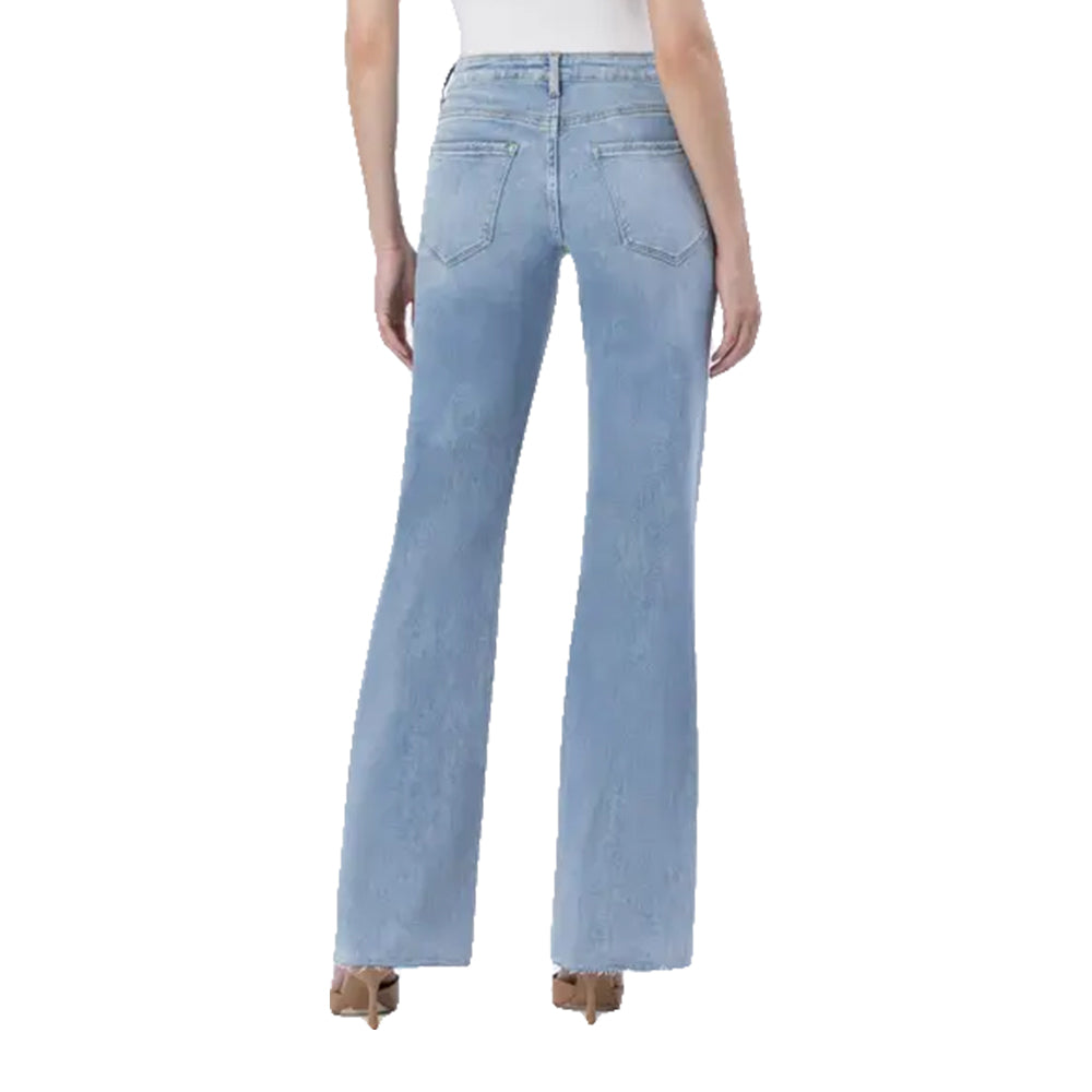 Vervet Apparel Vervet 90s Vintage Super High Rise Jet Lag Wash Women's Flare Jeans