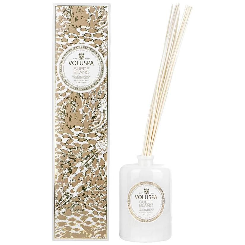 Voluspa Other White / 6oz Voluspa Suede Blanc Reed Diffuser 6oz