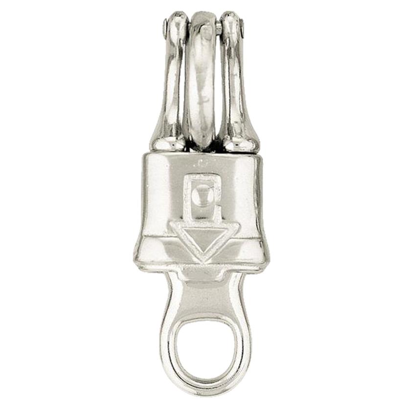 Weaver Leather Supplies 3/8" / Nickel Plated Nickel Plated Panic Snap 1" Square Eye
