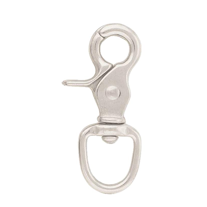 Weaver Leather Tack 3/4 / NP Weaver Leather 3/4" Nickel Plated Round Scissor Rein Snap