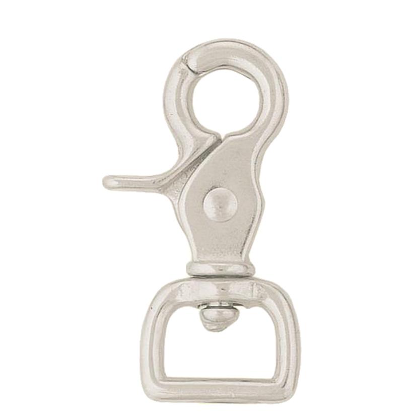 Weaver Leather Tack 5/8" / Nickel Plated Nickel Plated Square Scissor Rein Snap 5/8"