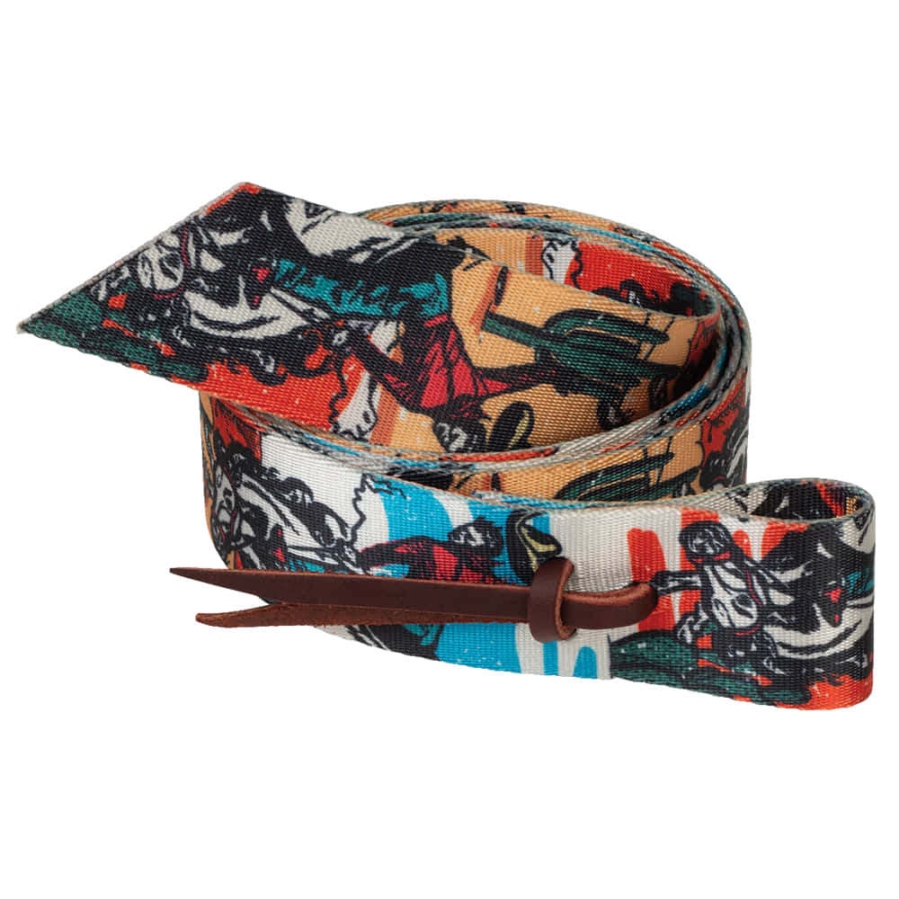 Weaver Leather Tack Bronc / 60" Weaver Leather Print Poly Tie Strap With Holes
