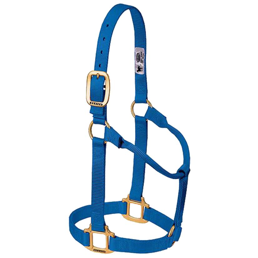 Weaver Leather Tack Standard / Blue Weaver Leather Original Non Adjustable Halter