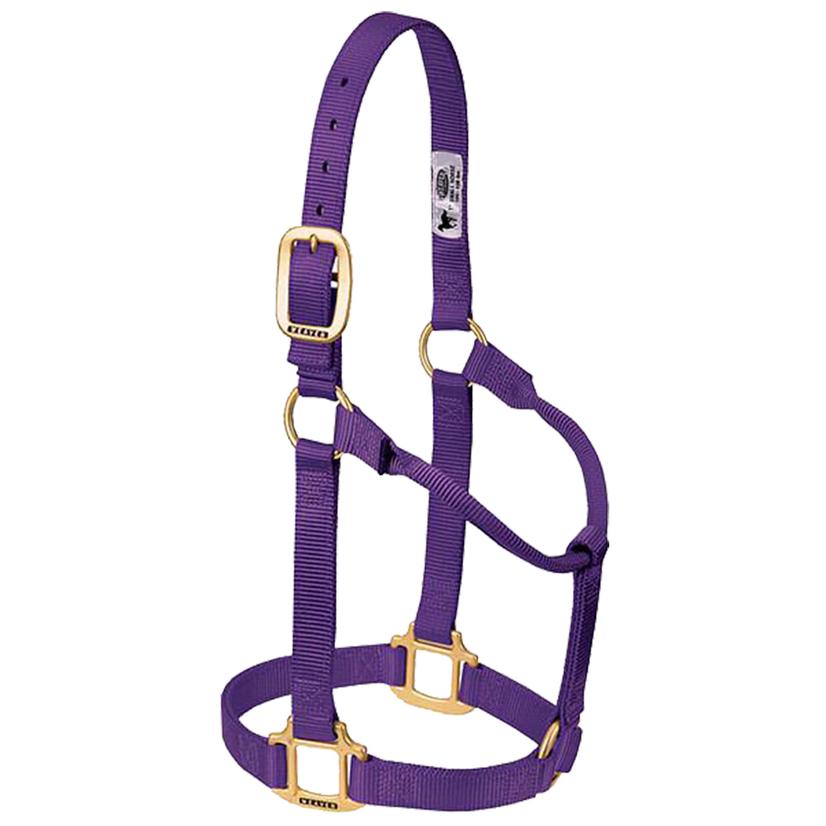 Weaver Leather Tack Standard / Purple Weaver Leather Original Non Adjustable Halter