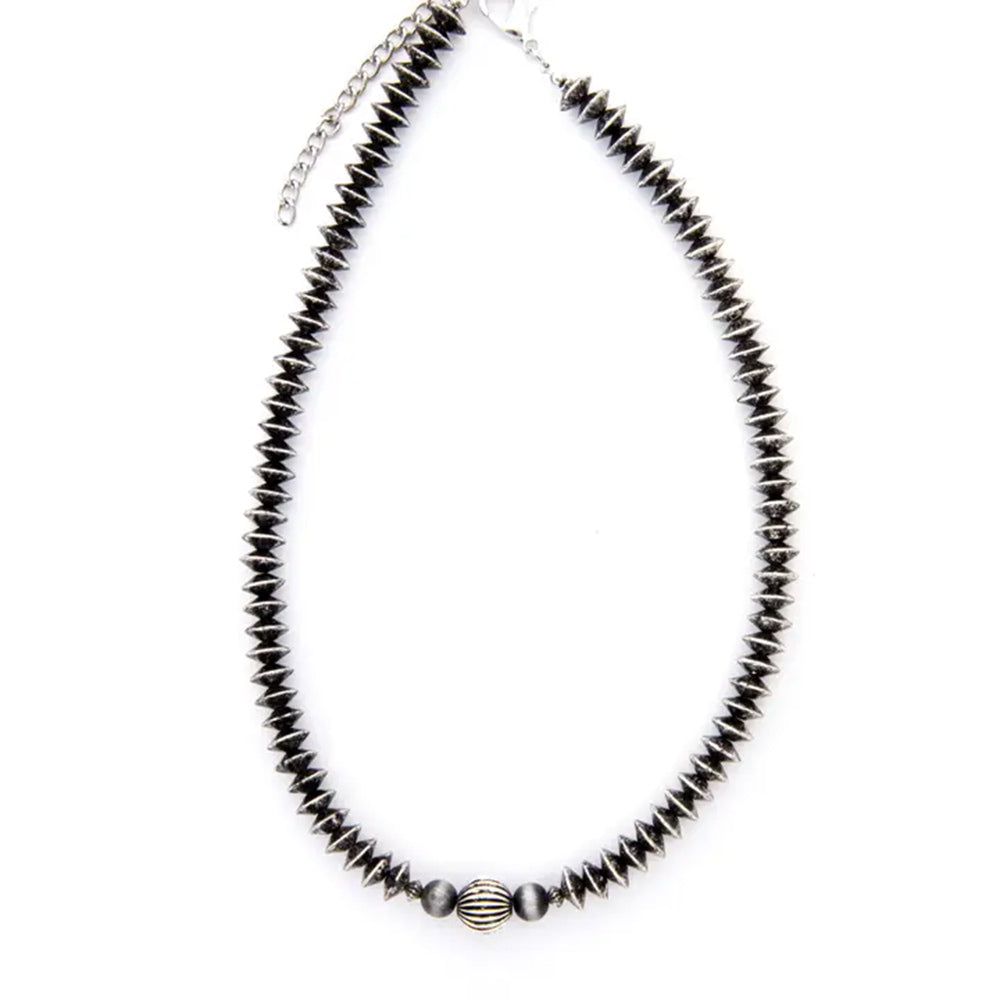 West and Co Jewelry 18 Inch West and Co Silver Disc Beaded Necklace