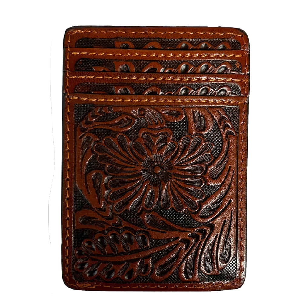Western Fashion Acc. Other MONEY CLIP BROWN LEATHER