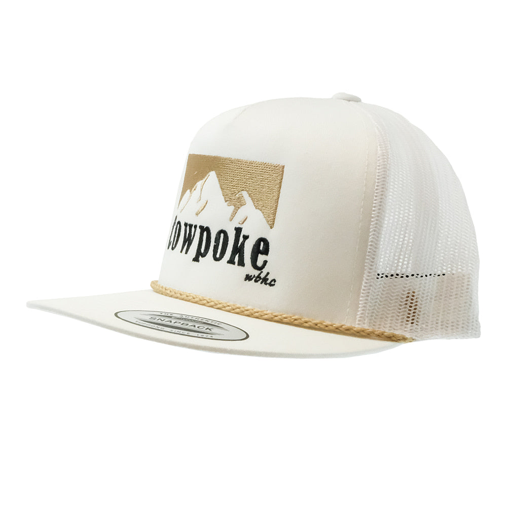 Whiskey Bent Hat Co Hats Whiskey Bent Hat Co White and Tan Cowboy Killer Cap