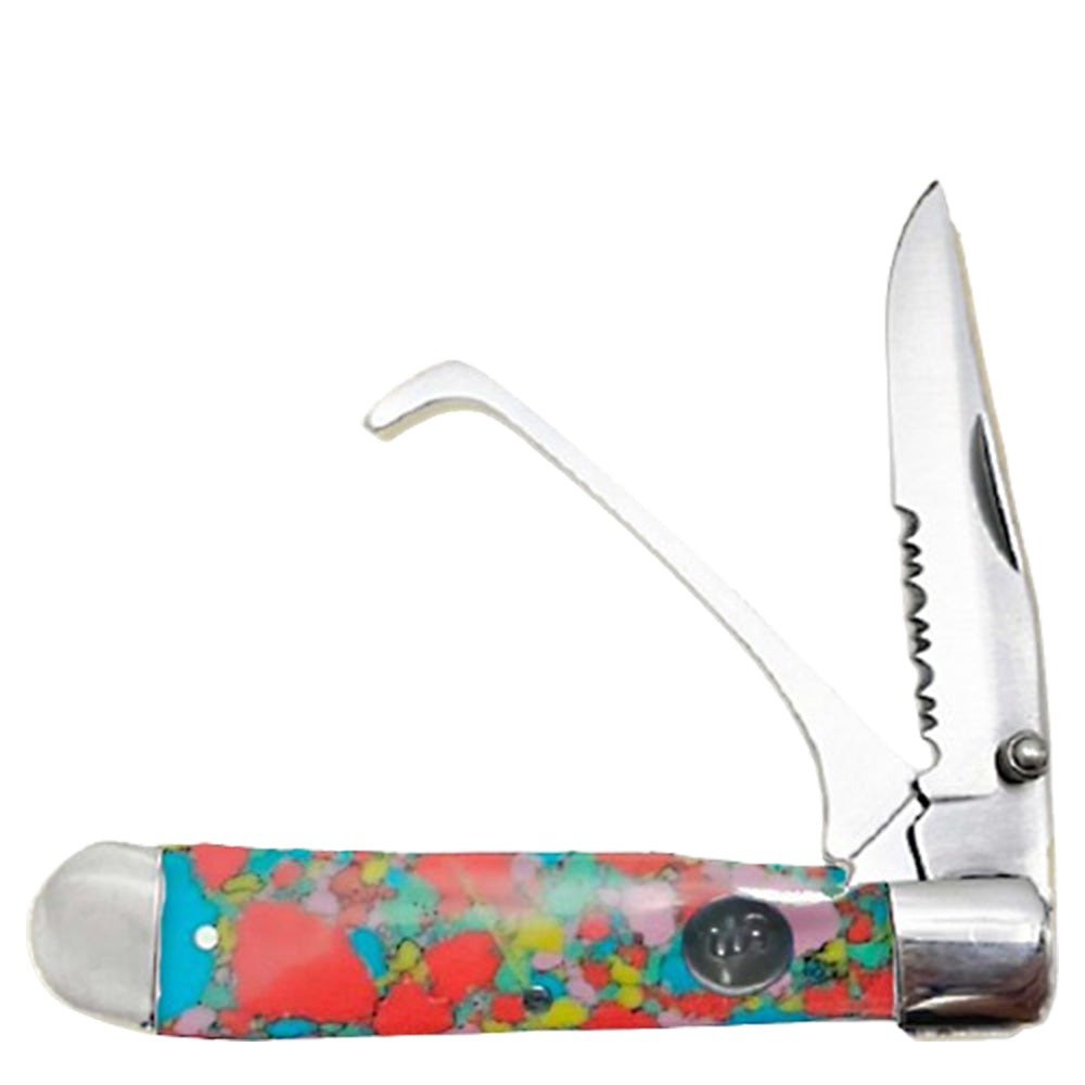 Whiskey Bent Knives Knives Multi Whiskey Bent Knives Fiesta Cactus Alley Hoof Pick Knife With Clip