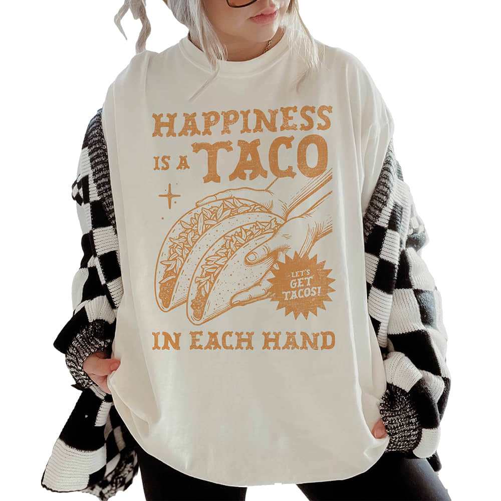 Wknder Apparel Wknder Women's Let's Get Tacos Graphic Tee