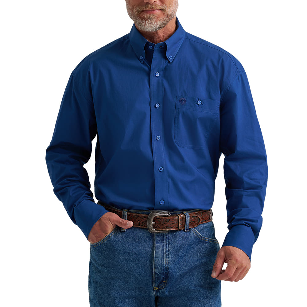 Wrangler Apparel George Strait Long Sleeve Button Down